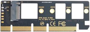 Cablecc NGFF M-key NVME M.2 SSD to PCI-E Express  3.0 16x X4 Adapter without Bracket