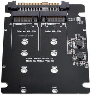 Xiwai SFF-8639 NVME U.2 to Combo NGFF M.2 M-key SATA PCIe SSD Adapter for Mainboard Replace SSD 750 p3600 p3700