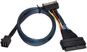 FVH PCI-E 3.0 4.0 to SFF-8643 Card Adapter and U.2 U2 SFF-8639 NVME PCIe SSD Cable for Mainboard SSD