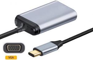 Xiwai USB-C Type C to VGA Cable Monitor Adapter 1080p 60hz for Tablet & Phone & Laptop