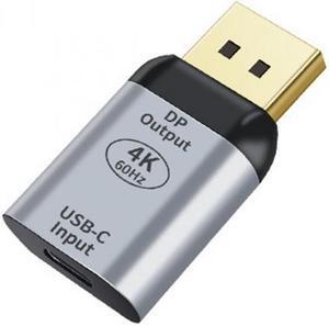 Cablecc USB-C Type C Female Source to Displayport DP Sink HDTV Adapter 4K 60hz 1080p for Tablet & Phone & Laptop
