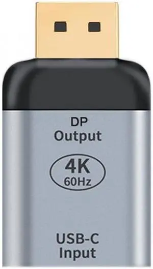 Xiwai USB-C Type C Female Source to Displayport DP Sink HDTV Adapter 4K 60hz 1080p for Tablet & Phone & Laptop