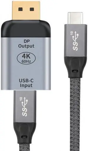 Xiwai 10Gbps 100W Cable USB-C Type C Female Source to Displayport DP Sink HDTV Adapter 4K 60hz 1080p for Tablet & Phone & Laptop Xiwai 10Gbps 100W Cable USB-C Type C Female Source to Displayport DP Sink HDTV Adapter 4K 60hz 1080p for Tablet & Phone & Laptop