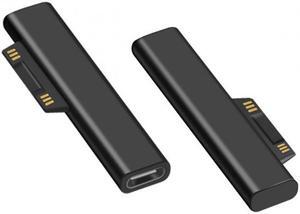 Cablecc DC 15V Type-C USB-C Female to Surface Pro7 Pro6 Pro5 Pro4 Pro X Go Book Charge Adapter