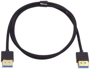 Cablecc Ultrafine DisplayPort 1.4 DP to DP Cable 8K 60hz Cable Ultra-HD UHD 4K 144hz for Desktop Laptop Monitor Graphics Card 100cm