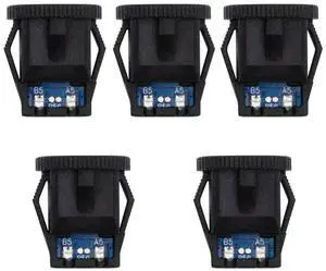 Cablecc 5pcs/set DIY OEM Type C Female Socket Connector to 6Pin PCBA Pinout Round Latch Mount Type DC 5V/20V PD Power IP67