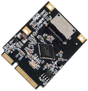 Cablecc Mini PCI-E PCI Express to Oculink SFF-8612 SFF-8611 SATA 3.0 Four Ports Adapter Converter 6Gbps Disk Extension Card for SSD