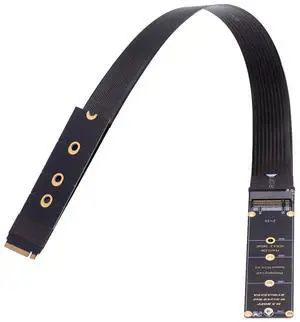 Cablecc NGFF M-Key NVME Male to Female Extension PCI Express Cable 30cm PCI-E 4.0 for Mainboard SSD 2230/2242/2260/2280 Cablecc NGFF M-Key NVME Male to Female Extension PCI Express Cable 30cm PCI-E 4.0 for Mainboard SSD 2230/2242/2260/2280