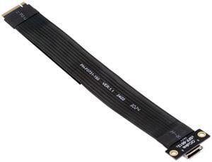 Cablecc 2280 NGFF PCI-E4.0 M.2 M-key to Oculink SFF-8612 SFF-8611 Host Cable 15cm for NVME U.2 SSD eGPU