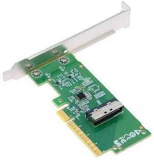 Cablecc PCIE5.0 PCI-Express 8x to MCIO 8i Mini Cool Edge IO SFF-TA-1016 VROC Adapter for Mainboard SSD Graphics Card