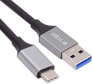 Cablecc 50cm 10Gbps USB 3.1 Type C Male to USB3.0 Type A Male Data Power Cable 5V3A for Laptop Phone Disk