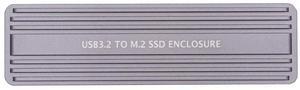 Cablecc 20Gbps Type-C USB3.2 USB4 to NVME M-key M.2 NGFF SATA SSD PCBA Enclosure 2280/2242/2230mm Adapter RTL9220 Chipset
