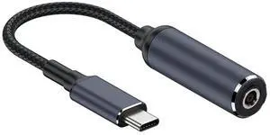 Cablecc DC Jack 4.5X3.0mm Input to USB-C Type-C Power 100W Charge Cable for Laptop Phone PD9V 5V 20V