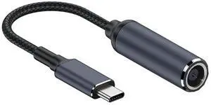 Cablecc DC Jack 7.9X5.4mm Input to USB-C Type-C Power 100W Charge Cable for Laptop Phone PD9V 5V 20V