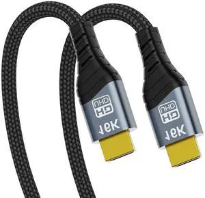 Cablecc 16K 8K UHD HDMI Type-A Male to HDMI 2.2 Male HDTV Cable for HDTV Desktop Laptop Monitor (200cm)