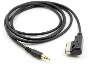 Cablecc AMI MDI to 3.5mm Audio AUX Male Music Cable Compatible with Benz 2008-2016 Music Interface 1.3m