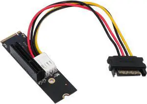 Cablecc M.2 NGFF NVMe M-Key Extender to PCI-E X1 X4 X8 X16 Graphics Card Riser Adapter PCI-Express for M2 2260 2280