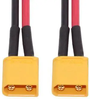 Cablecc XT30 Male to Male 18AWG Extension Cable Connector for RC Battery Portable Power Station Solar Panel