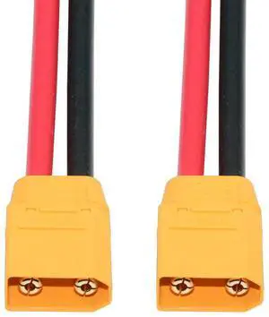 Cablecc XT90 Male to Male 10AWG Extension Cable Connector for RC Battery Portable Power Station Solar Panel