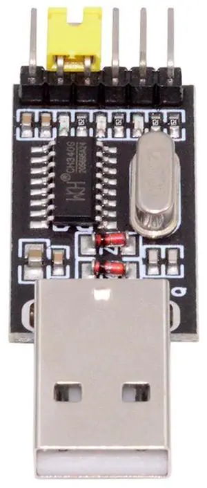 Cablecc USB2.0 Type-A To TTL Converter UART STC Module Serial Programmer CH340G CH340 3.3V 5V Adapter Replace PL-2303
