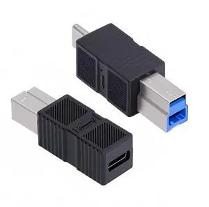 Cablecc 2pcs/lot USB 3.0 Type-B Male to USB3.0 Type-C Male Female Adapter Extension 5Gbps for Disk SSD Camera Data