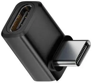 Cablecc USB5.0 80Gbps Male to Female Extension Adapter Down Up Angled with 240W 16K 8K 5K Compatible with USB4.0 Thunderbolt3/4/5