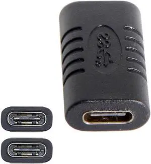 KAIBOXIXI 10Gbps USB 3.1 Type-C USB-C 24Pin Female to Female Extension Adapter for Cell Phone & Laptop