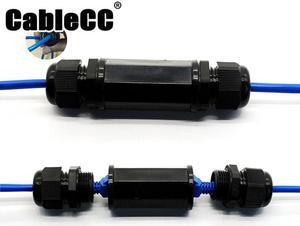Cablecc Locking Waterproof CAT6 RJ45 Female to Female Lan Ethernet Network Extension Adapter Coupler