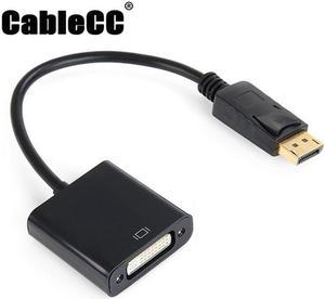 Cablecc DP DisplayPort Display Port to DVI Converter Cable 20cm