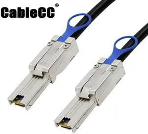 Cablecc  1m External Mini SAS 4x SFF-8088 to SFF 8088 data Cable