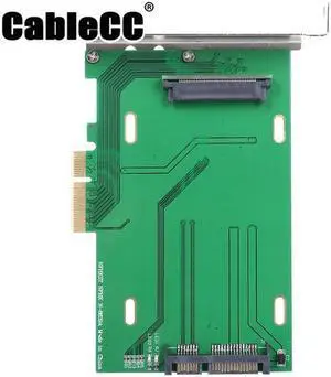 Cablecc  PCI-E 3.0 x4 Lane to U.2 U2 Kit SFF-8639 Host Adapter for Intel Motherboard & 750 NVMe PCIe SSD