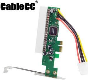 Cablecc PCI-Express PCIE PCI-E X1 X4 X8 X16 To PCI Bus Riser Card Adapter Converter With Bracket for Windows