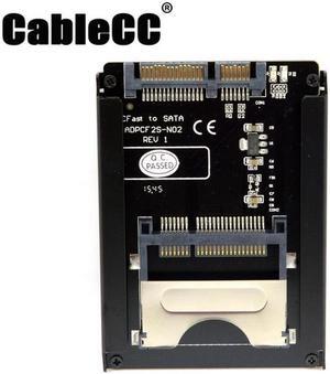 Cablecc  SATA 22Pin to CFast Card adapter 2.5 inch Hard Disk Case SSD HDD CFast Card Reader for PC Laptop