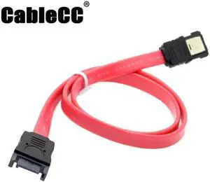 Cablecc  PS3 Hard disk SATA 7P male to ESATA 7P Female extender extension cable 50cm