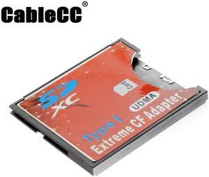 Cablecc SD SDHC SDXC to High-Speed Extreme Compact Flash CF Type I Adapter For 16/32/64/128 GB