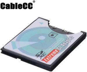 Cablecc Camera SD SDHC SDXC to High-Speed Extreme Compact Flash CF Type I Memory Card Adapter