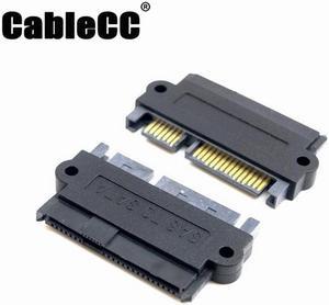 Cablecc  SFF-8482 SAS 22 Pin to 7 Pin + 15 Pin SATA Hard Disk Drive Raid Adapter with 15 Pin Power Port