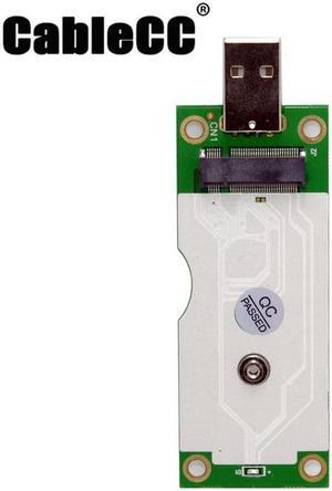 Cablecc M.2 NGFF Wireless WWAN to USB Adapter Card with SIM Card Slot Module Testing Tools