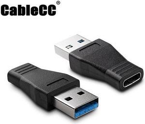 Cablecc USB-C USB 3.1 Type C Female to USB 3.0 A Male Data Adapter for Macbook Tablet Mobile Phone UC-357-BK