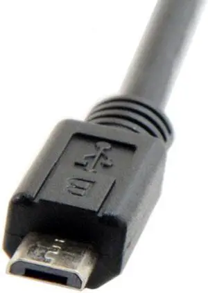 Jimier Cable 5m Micro USB 5Pin Male to Female Extension Panel Mount Type Cable with Screws