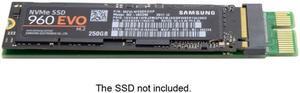 Jimier NGFF M-key NVME AHCI SSD to PCI-E 3.0 1x x1 Vertical Adapter for XP941 SM951 PM951 960 EVO SSD SA-002