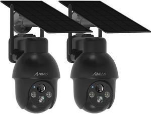 Security solar Camera wireless outdoor,Color Night Vision,360°Surveillance,IP65 Waterproof, 2 Way Talk, Human&Vehicle Detection, Home Surveillance, Alexa, Q3 2 Packs Security solar Camera wireless outdoor,Color Night Vision,360°Surveillance,IP65 Waterproof, 2 Way Talk, Human&Vehicle Detection, Home Surveillance, Alexa, Q3 2 Packs