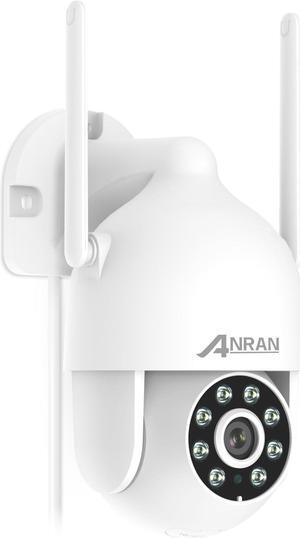ANRAN 2K 3MP WiFi Surveillance Camera, Motion Detection, Colour Night Vision, Two-Way Audio, Automatic Tracking,  Simple installation, IP66 waterproof, 24/7 Recording, P2