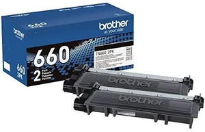 Brother Genuine High-Yield Black Toner Cartridge TN660 (TN6602PK) (Pack of 2, 4 Count Total) Brother Genuine High-Yield Black Toner Cartridge TN660 (TN6602PK) (Pack of 2, 4 Count Total)