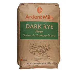 Kauffman Orchards Dark Rye Flour 40 lb Case Kauffman Orchards Dark Rye Flour 40 lb Case