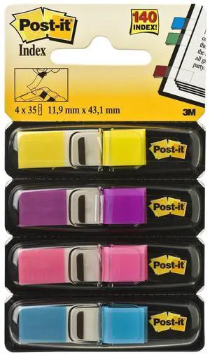 Post-it Flags 0.5 Inch 8 Dispensers 683-4AB Post-it Flags 0.5 Inch 8 Dispensers 683-4AB