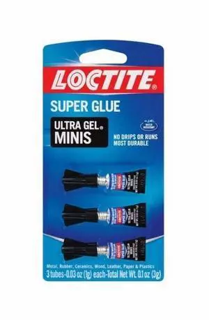 Loctite Ultra Gel Super Glue Minis 0.03 fl oz 3-Pack Loctite Ultra Gel Super Glue Minis 0.03 fl oz 3-Pack