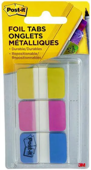 Post-it Foil Tabs 686-FLOPBT 36-Pack 1x1.5 in Post-it Foil Tabs 686-FLOPBT 36-Pack 1x1.5 in
