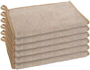 Oggi Bambou Kitchen Washcloths 6-Pack 7x9 Oggi Bambou Kitchen Washcloths 6-Pack 7x9