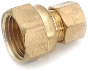 Anderson Metals Brass Compression Fittings 50766-0402 1/4" x 1/8" Anderson Metals Brass Compression Fittings 50766-0402 1/4" x 1/8"